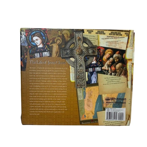The Gospel A Vault on the Life of Jesus Christ Whitman Christian HC Slipcase ART - Picture 3 of 12